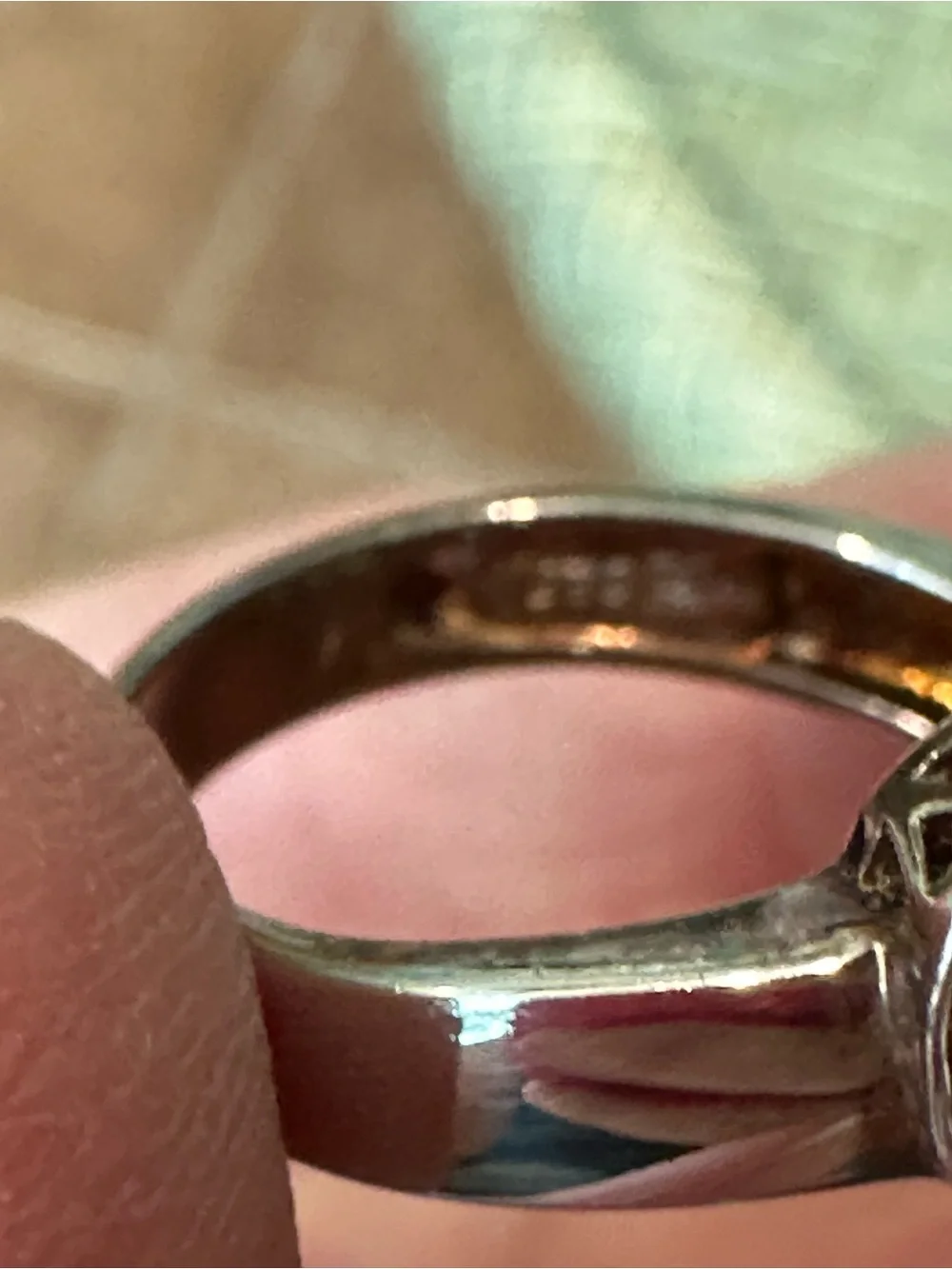 Vintage-Style Sterling Garnet Cocktail Ring - Silver